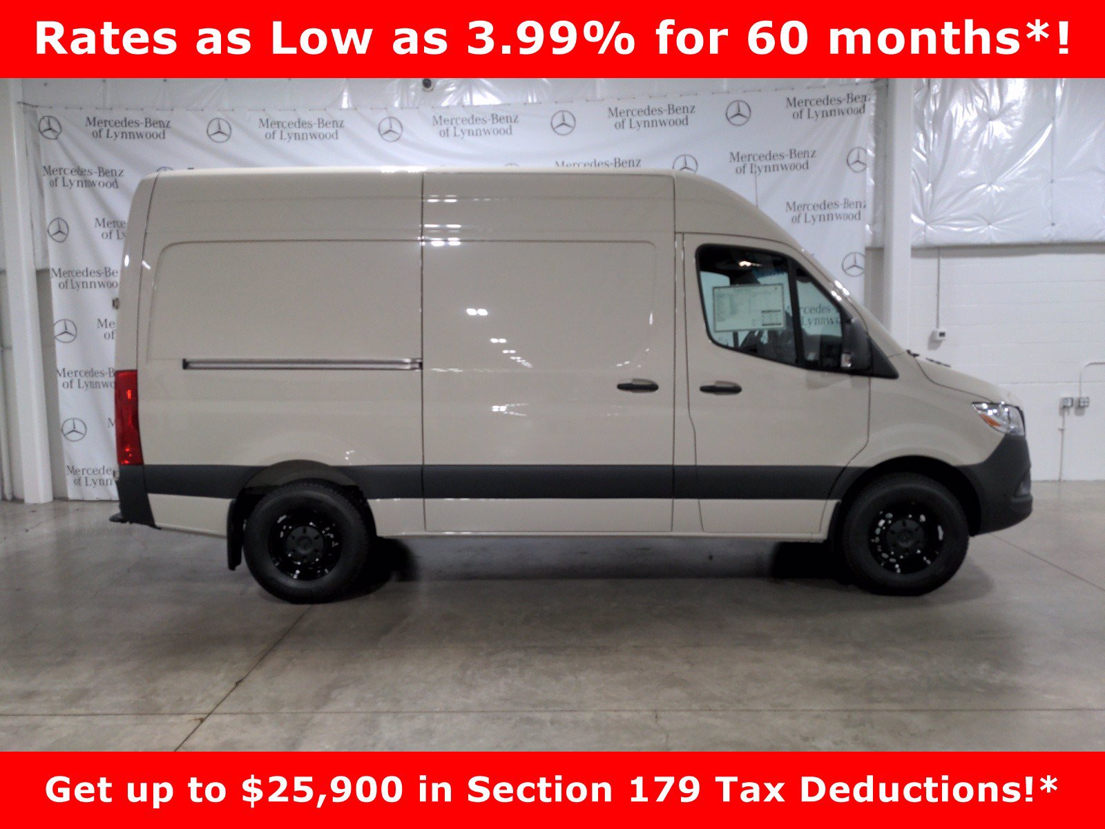 New 2020 Mercedes-Benz Sprinter Cargo Van 2500 High Roof V6 144 RWD